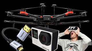 MATRICE 600 Pro con camara GOPRO como FPV [upl. by Rigby506]