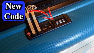 How to Change Combo on Luggage Lock [upl. by Enelyaj172]