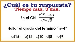 COCIENTES NOTABLES 2 ¿Cuál es tu respuesta [upl. by Emee]