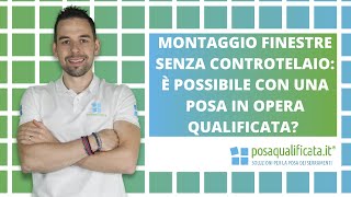 È possibile montare le finestre senza controtelaio [upl. by Burley]