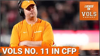 Tennessee is No 11 in Updated College Football Playoff Rankings  Reaction Fair or Foul [upl. by Bianca]