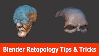 Blender Retopology Tips Tricks amp Addons [upl. by Savage]