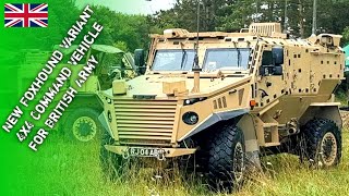 General Dynamics UK Unveils New Foxhound Variant 4x4 Command Vehicle for British Army [upl. by Loats81]