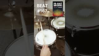 Schlagzeug lernen Drum Beat 167 aus HiHat Inferno schlagzeuglernen schlagzeugübungen drumming [upl. by Uos]