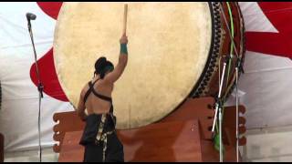 第41回岡谷太鼓まつりOKAYA TAIKO2010  嶋本龍：久高徹也 [upl. by Savior]