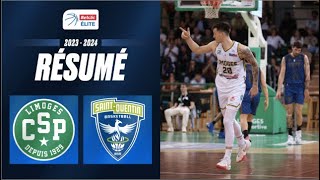 Limoges vs SaintQuentin  Resume 20232024  LNB Officiel [upl. by Sethrida]