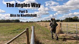 The Angles Way Long Distance Trail Part 5  Diss to Knettishall Hike and Riverside Wild Camp [upl. by Crean]