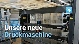 Mediengruppe OffenbachPost nimmt neue Druckmaschine in Betrieb [upl. by Margaux]