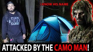 CAMPING IN MY ABANDONED FOREST GONE WRONG ATTACKED BY THE CAMO MAN [upl. by Chemash948]