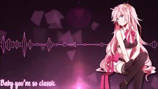 Nightcore  Classic  Lyrics [upl. by Ramyar]