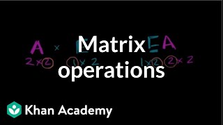 Defined and undefined matrix operations  Matrices  Precalculus  Khan Academy [upl. by Notyep]