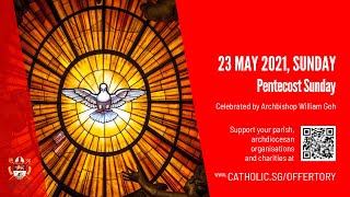 Catholic Sunday Mass Today Live Online  Pentecost Sunday 2021 [upl. by Viole]