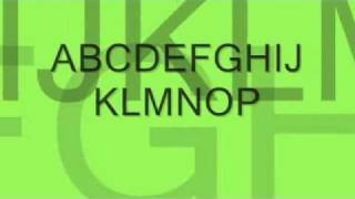 ABCD  The Alphabet Songwmv [upl. by Orr]