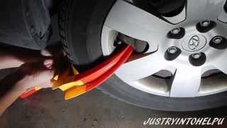 Wheel Lock Clamp Boot Tire Claw AntiTheft Towing Review Demonstration [upl. by Torbart]