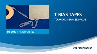 T bias Tapes from Freudenberg to avoid Seam Slippage [upl. by Eel]