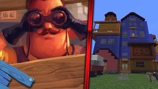 LOS PASADIZOS SECRETOS DEL VECINO   HELLO NEIGHBOR EN MINECRAFT ROLEPLAY  4 [upl. by Eednus193]