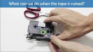 How to fix a loose Brother p touch TZe tape [upl. by Barnes]