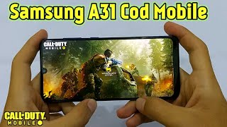 Samsung Galaxy A31 Cod Mobile Test [upl. by Robbyn432]