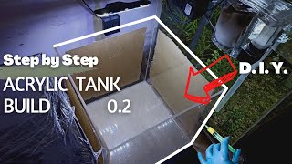 Step By Step  How to Build Acrylic Aquarium at home  DIY Acrylic Aquarium Build  LushAqua [upl. by Enilekcaj]