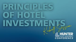 PRINCIPLES OF HOTEL INVESTMENTS [upl. by Tresa]