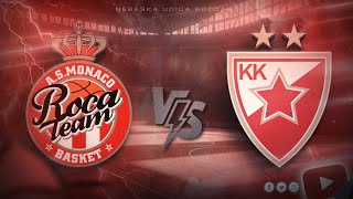 Evroliga  analiza utakmice 9 kola Monaco  Crvena zvezda 9098 [upl. by Imotas]