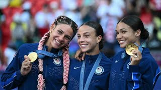 Top 10 moments from the 2024 Paris Olympics [upl. by Fawnia]