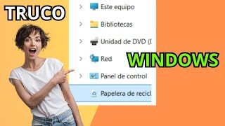 TRUCO RÁPIDO para ver la PAPELERA de RECICLAJE en el Explorador de Windows 11 [upl. by Hinkle18]