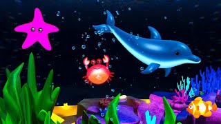 Bedtime Lullabies and Calming Undersea Animation 🐠 🐟 Baby Lullaby 💤 [upl. by Nauh]