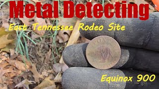 Metal detecting a rodeo site  local park looking for treasure in the dirt  Minelab Equinox 900 [upl. by Enal]