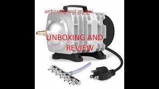 vivosun air pump unbox and review [upl. by Gavin]