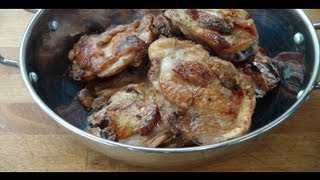 How to Make Yogurt Marinated Roasted Chicken Thighs  The Frugal Chef [upl. by Reld]