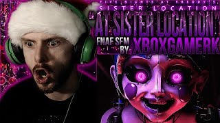 Vapor Reacts 765  FNAF SFM FNAF SL SONG ANIMATION quotAt Sister Locationquot by XboxGamerK REACTION [upl. by Ardnossak737]