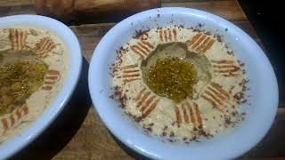 Traditional Lebanese hummus made without a blender [upl. by O'Neill]