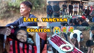 Funeral Service of Brother Yangyam Chaitok Nagamese Singer 😭😭💐💐🙏 [upl. by Arze]