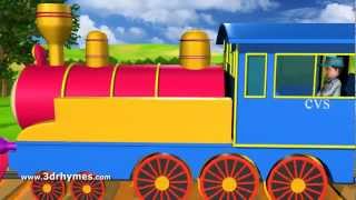 Piggy on the railway line picking up stones  3D Animation English Nursery rhyme song for children [upl. by Adnoel43]