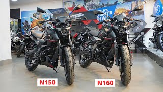 All New Bajaj Pulsar N150 Vs Bajaj Pulsar N160 OBD2 Detailed Comparison  Which One Should You Buy [upl. by Erdman]