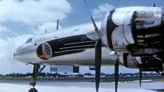 Eastern Lockheed L1049 Super Constellation Promo Film  1953 [upl. by Ayor128]