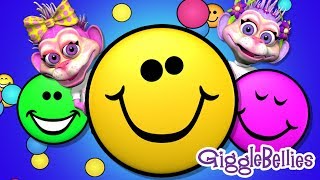 Happy Songs  Nursery Rhymes  GiggleBellies [upl. by Letney]