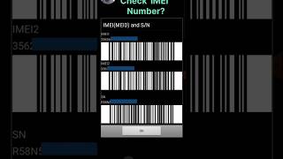 How to Check Your Phones IMEI Number and Why You Should shorts imei mobile shortsfeed [upl. by Yelsiap]