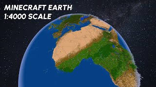 The Minecraft Earth 14000 Scale Map [upl. by Retsevlys]