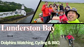 Cycling and BBQ at Lunderston Bay  單車觀豚 ｜豪華燒烤 [upl. by Leahcimnhoj]