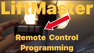 How To Program A Wireless Remote Control For A LiftMaster Garage Door Opener [upl. by Sinclair544]