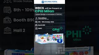 Join WBCIL at CPhI Milan 2024 Discover Our Innovations shorts [upl. by Ecinej721]