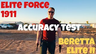 Blowback VS Non Blowback Airsoft Pistol Accuracy Test [upl. by Aryahay]