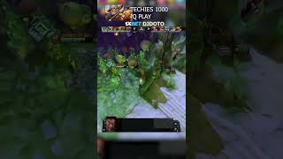 1000 IQ play from Techies dota2 shorts [upl. by Louanna]