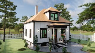 Charming 8x9m Home Layout Cozy Smart and Perfect for Loft Lovers [upl. by Gnoh]