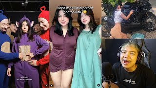 HOT DI RANJANG  REACT VIDEO MEME LUCU KOCAK TAHAN TAWA NGAKAK BRUTAL HIBURAN WARGA RONDOM 62 [upl. by Ahsieit]