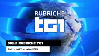 Sigla rubriche TG1  dall8 ottobre 2023 [upl. by Vladi449]