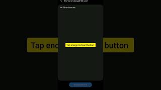 How to encrypt sd card  Memory card encryption  Samsung [upl. by Poyssick953]