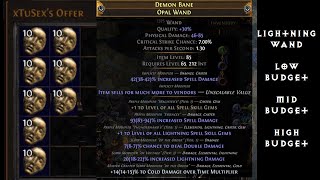 POE 3 Minute Guide to Crafting Lightning Wands up to 80 Div 🟦difficult [upl. by Suanne]